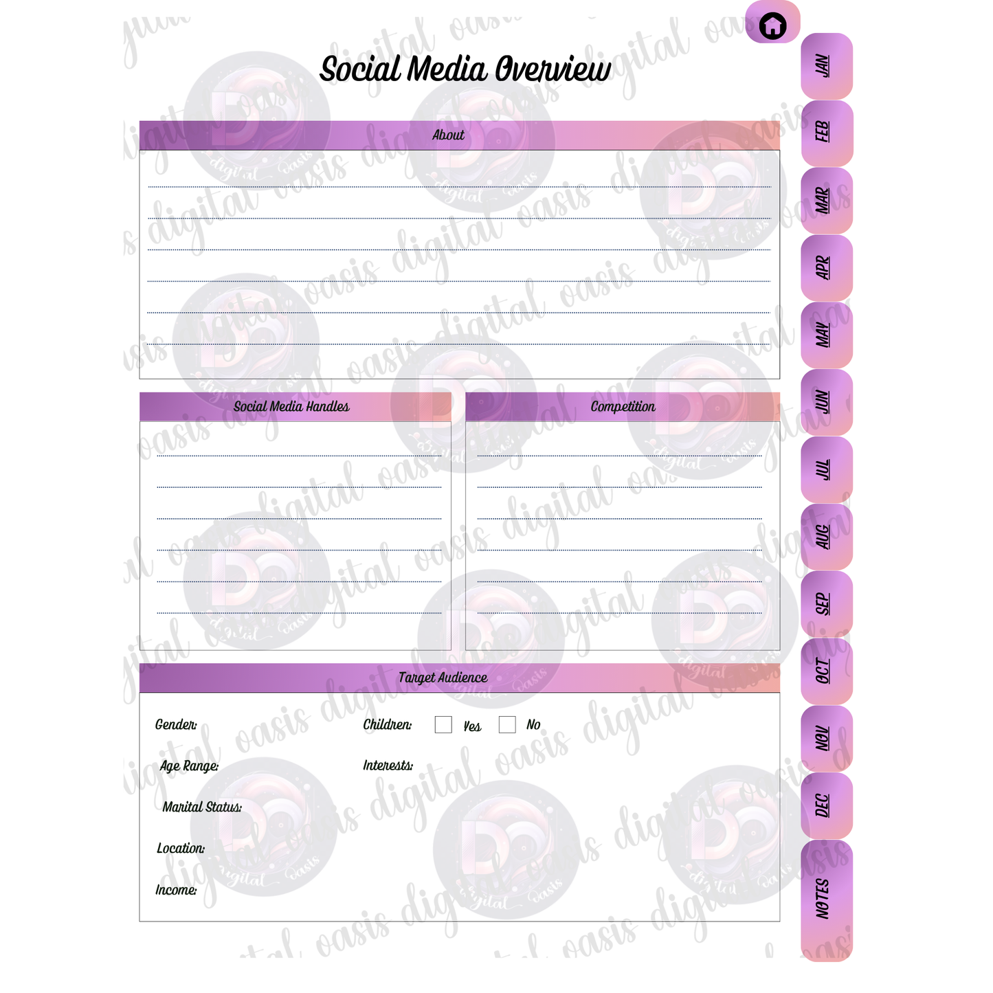 Social Media Planner