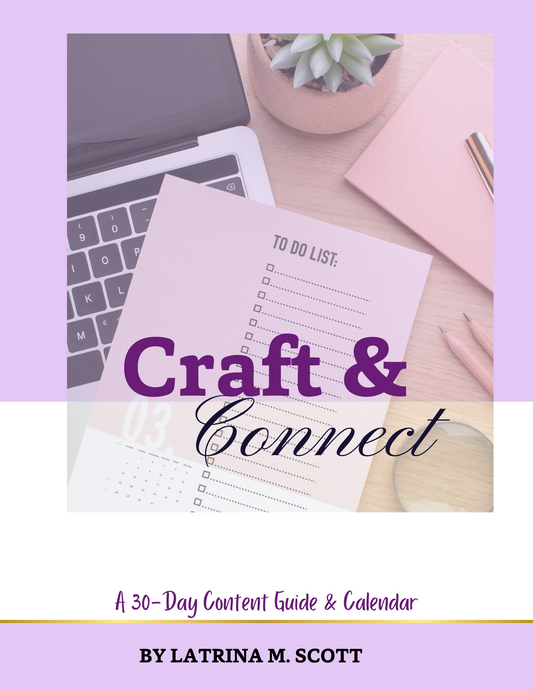 Content creation guide and calendar